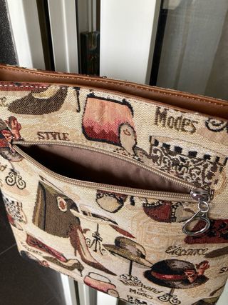 Bolso juvenil estampado