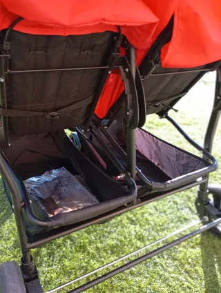 Silla gemelar Asalvo roja
