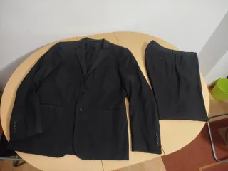 Traje Negro Hombre Zara Talla M
