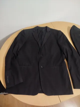 Traje Negro Hombre Zara Talla M