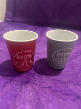 Set 2 bicchieri Bistrot & Cafe
