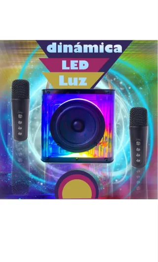 Máquina de Karaoke VOZKOM KM40 con 2 micrófonos