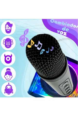 Máquina de Karaoke VOZKOM KM40 con 2 micrófonos