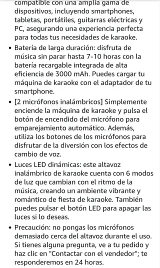 Máquina de Karaoke VOZKOM KM40 con 2 micrófonos