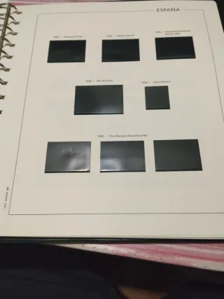 Hojas Edifil Año 1992 Sellos España