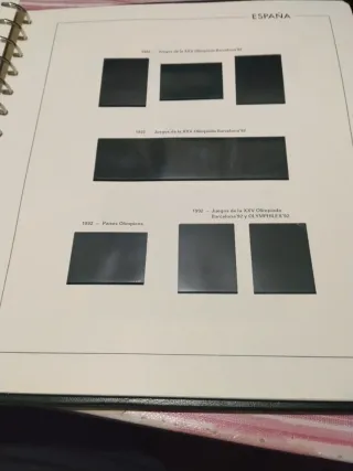 Hojas Edifil Año 1992 Sellos España