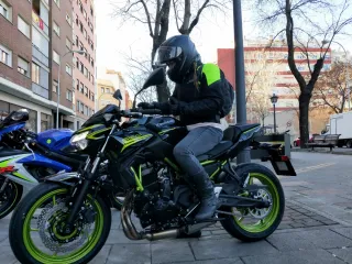 Kawasaki Z650 A2 Negra y Verde