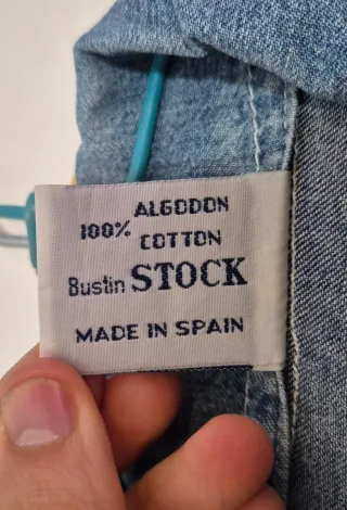 Chaqueta tejana vaquera con cremallera