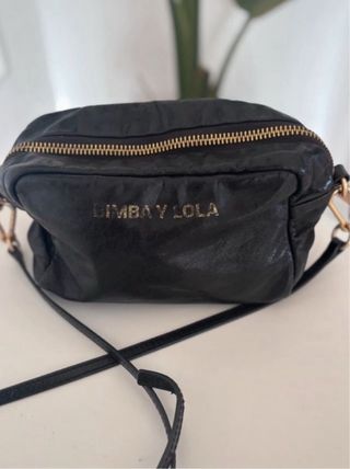 Bolso bandolera piel BIMBA Y LOLA negro