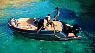 ALQUILER BARCO SIN LICENCIA  (Aqua 24 T5) 40CV