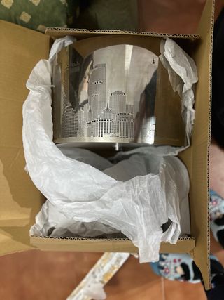 Lámpara Techo Skyline Nueva York Metal