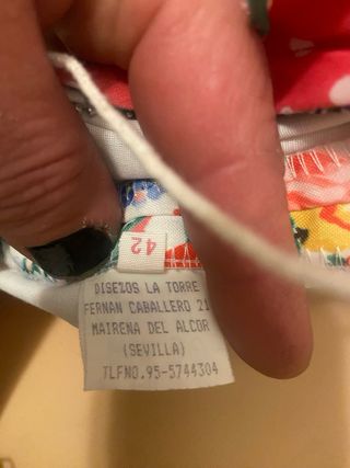 Bata Flamenca Multicolor Volantes Lunares