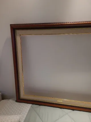 Marco de madera maciza para óleo