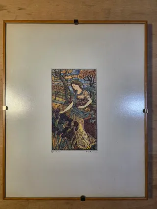 2 Litografie Vetrate d'Europa