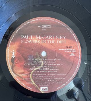 Paul McCartney - Flowers in the Dirt / vinilo