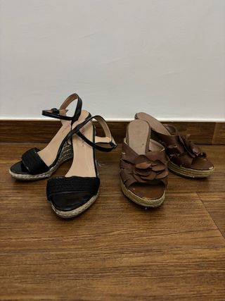 Lote Sandalias Tacon Talla 36