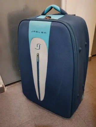 Maleta de cabina Jaslen azul y turquesa