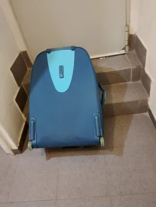 Maleta de cabina Jaslen azul y turquesa