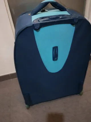 Maleta de cabina Jaslen azul y turquesa