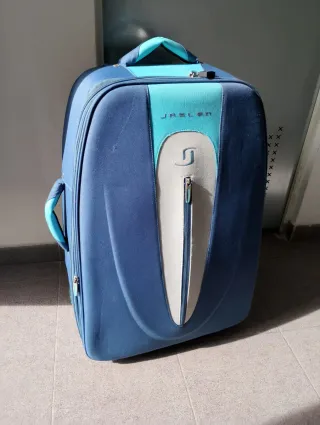 Maleta de cabina Jaslen azul y turquesa