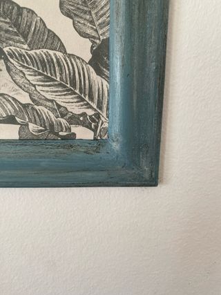 Cuadro pájaro azul 23x28 cm