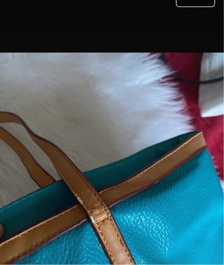 Bolso Misako Azul y Marrón