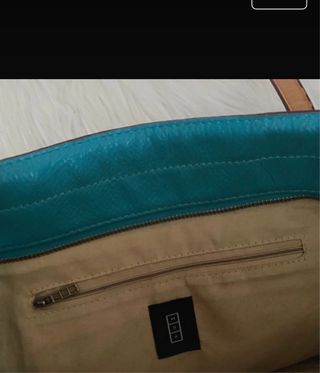 Bolso Misako Azul y Marrón