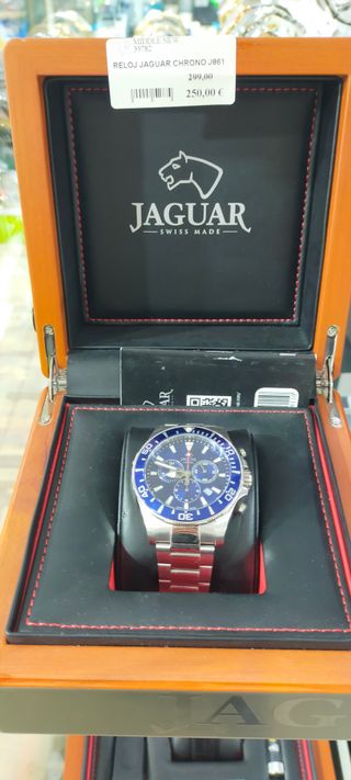 Reloj Jaguar Executive Azul y Plateado