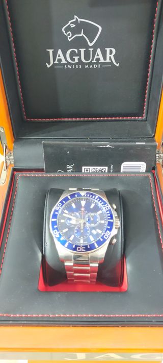 Reloj Jaguar Executive Azul y Plateado