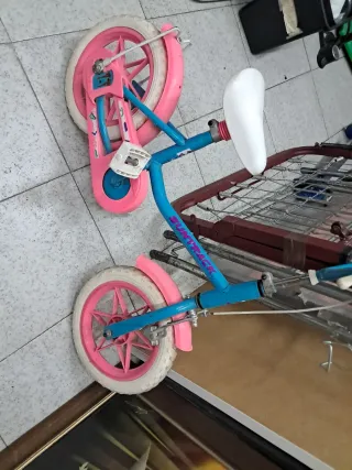 Bicicleta infantil SUNTRACK azul y rosa