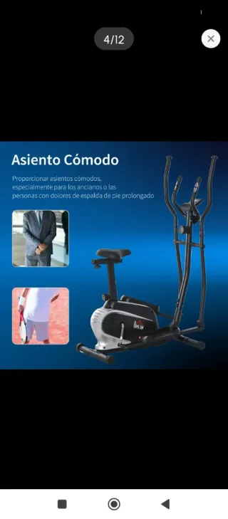 Bicicleta Elíptica con Resistencia