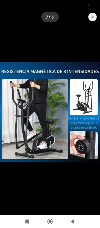 Bicicleta Elíptica con Resistencia