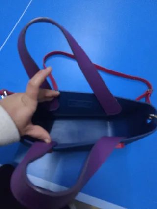 Borsa JuSto blu e viola