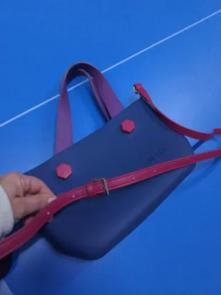 Borsa JuSto blu e viola