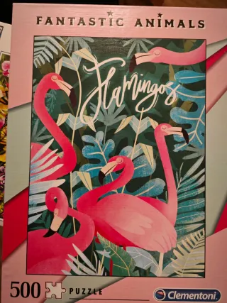 Puzzle Clementoni Flamencos 500 Piezas