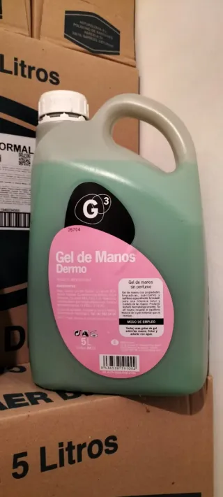 Garrafa Gel de Manos G3 Dermo 5L