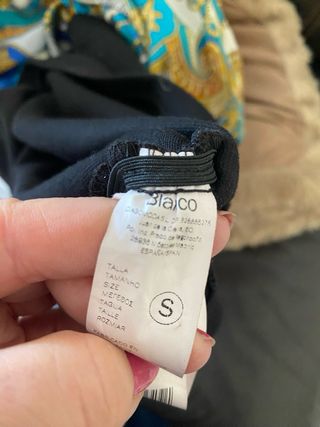 Vestido One Shoulder Barroco Azul