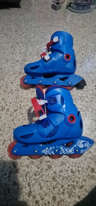Kit completo patines en línea Oxelo talla 34,35,36