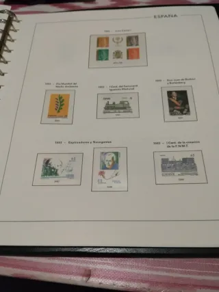 Hojas Edifil Año 1993 Sellos España