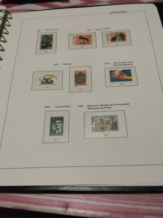 Hojas Edifil Año 1993 Sellos España