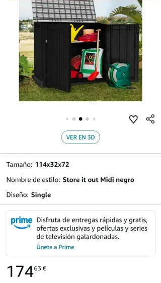 Armario Keter Store it out Midi Negro