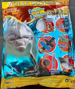 Bolsa sorpresa Revista National geografic Kids 2+2
