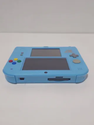 Nintendo 2DS Blu Pokémon + penna + caricabatterie
