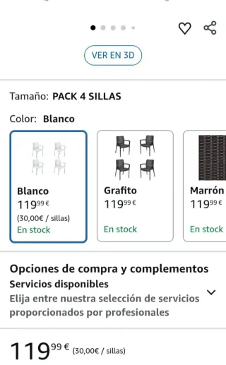 Confezione da 4 sedie da esterno KETER