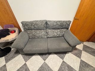 Sofá extensible gris