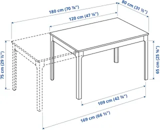 Tavolo estensibile EKEDALEN IKEA