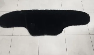 Stola donna pelliccia sintetica nera