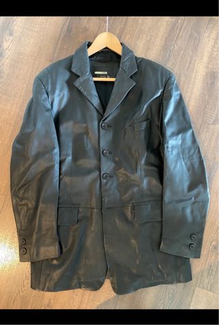 Americana de piel hombre