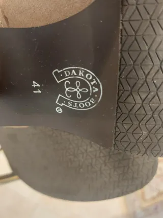 Botas altas piel estilo cowboy beige