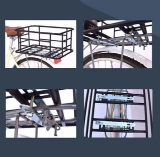 Cesta de transporte azul para moto/bici NUEVA